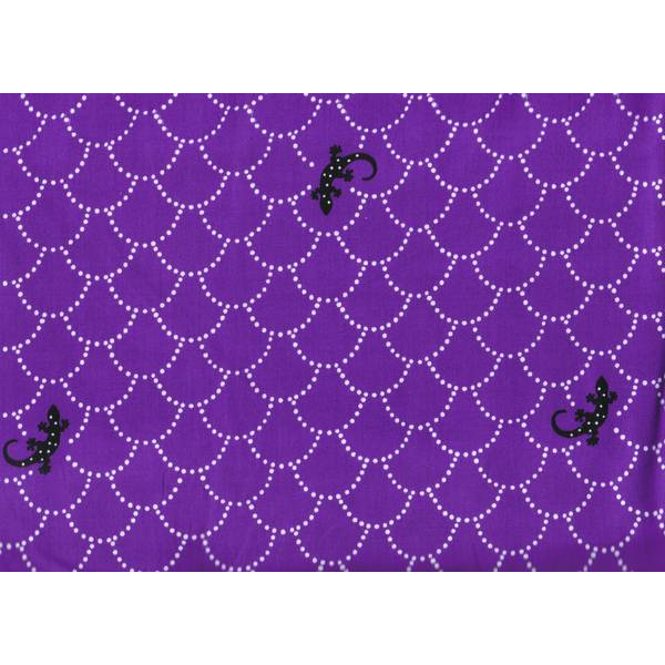 Echino Gecko - Purple, Cotton
